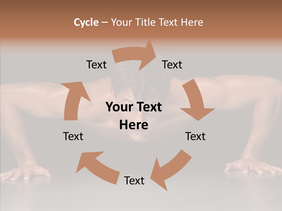 Sensuality Male Body PowerPoint Template