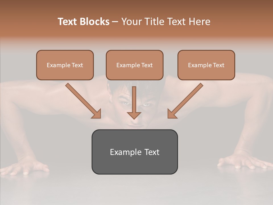 Sensuality Male Body PowerPoint Template