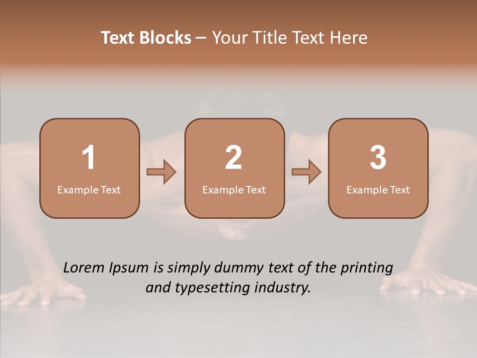 Sensuality Male Body PowerPoint Template