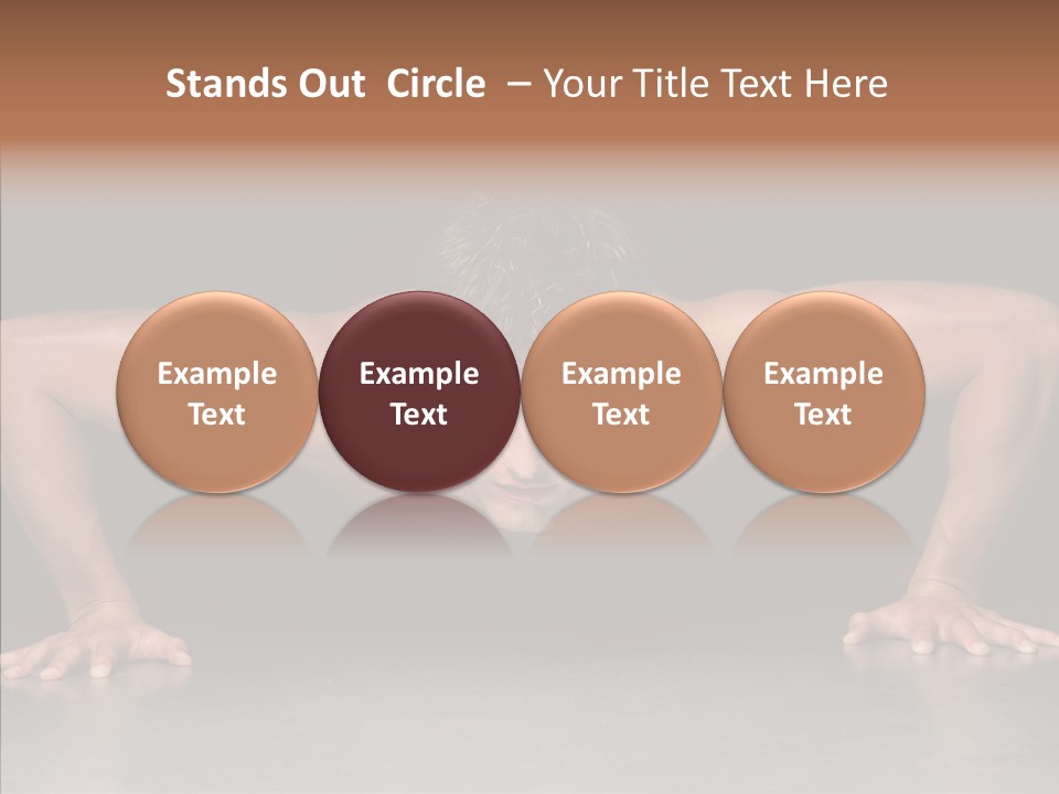 Sensuality Male Body PowerPoint Template