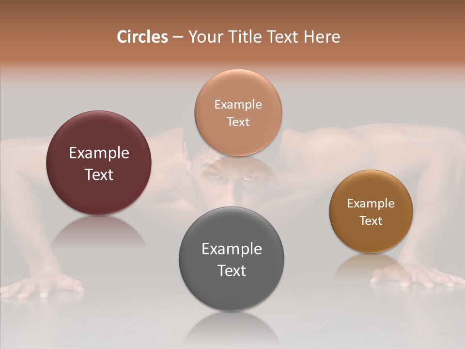 Sensuality Male Body PowerPoint Template