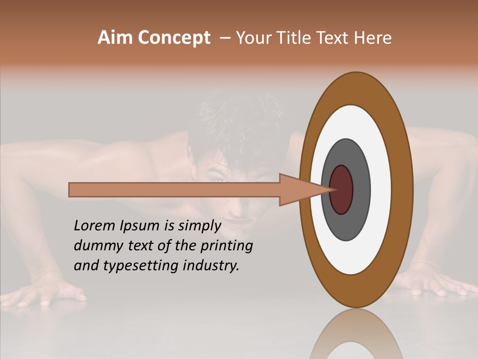 Sensuality Male Body PowerPoint Template