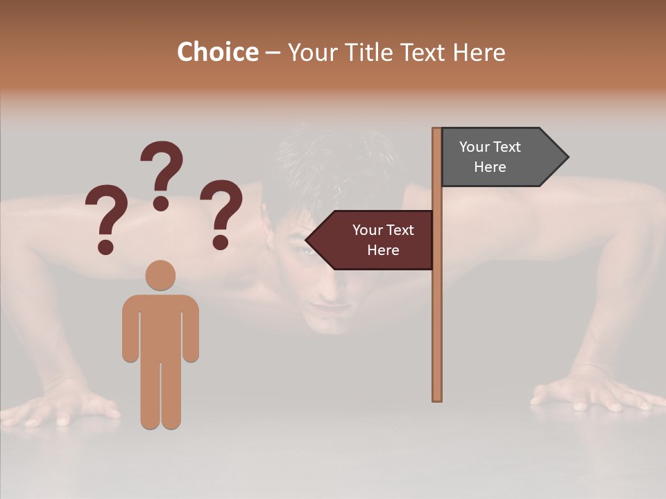 Sensuality Male Body PowerPoint Template