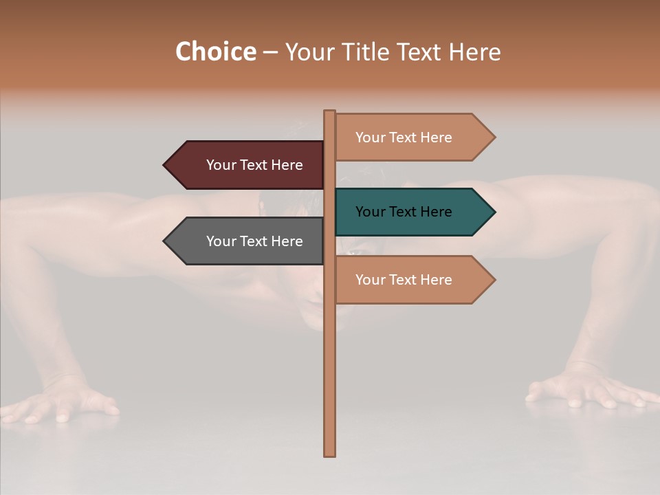 Sensuality Male Body PowerPoint Template