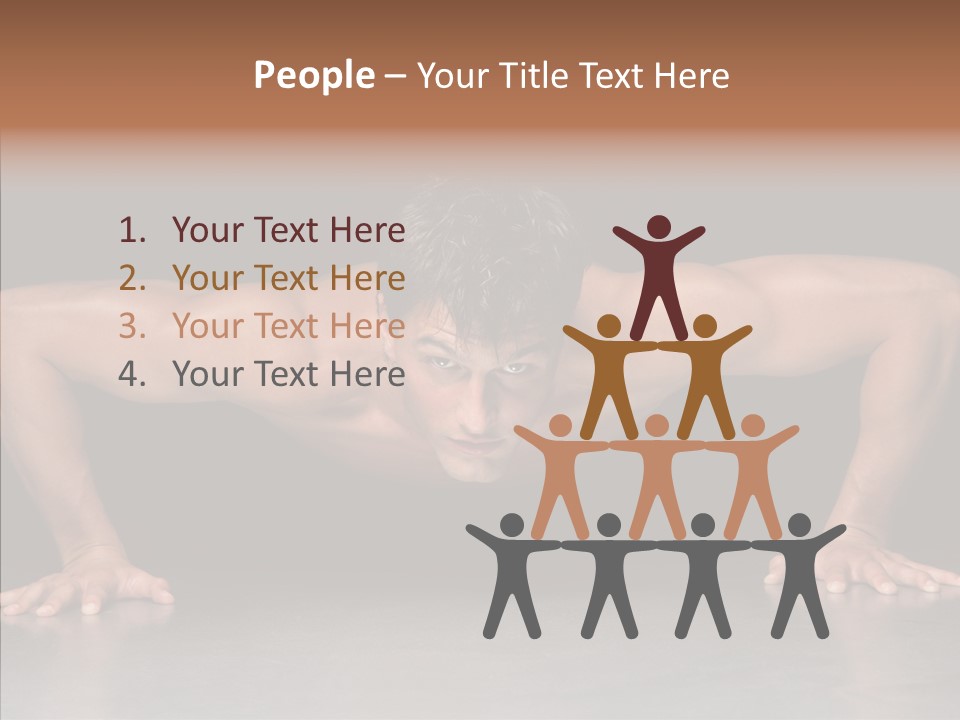 Sensuality Male Body PowerPoint Template