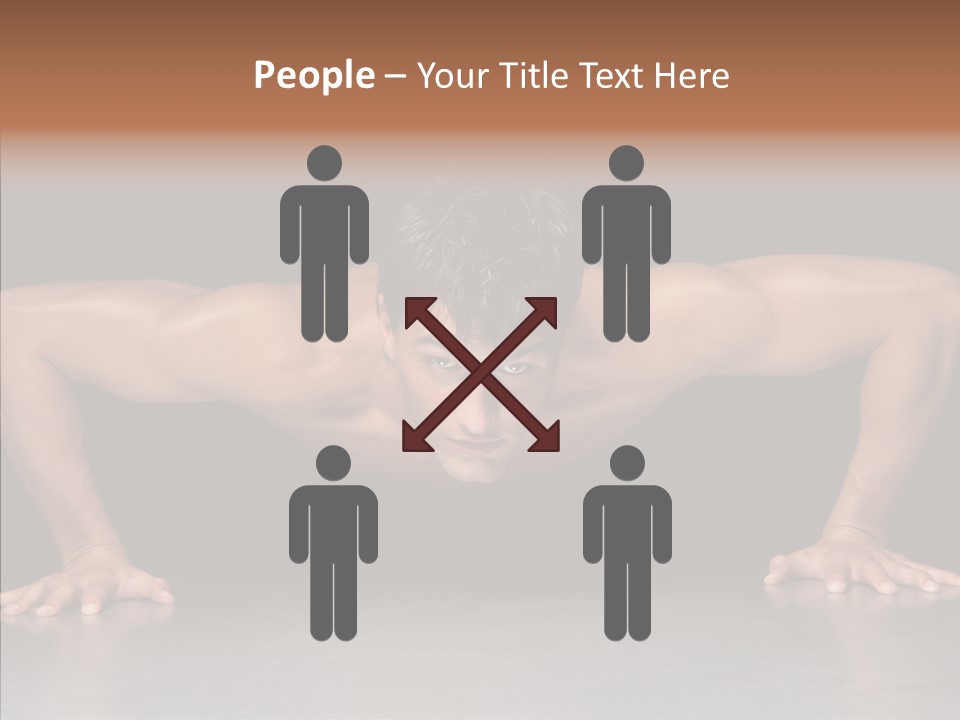 Sensuality Male Body PowerPoint Template