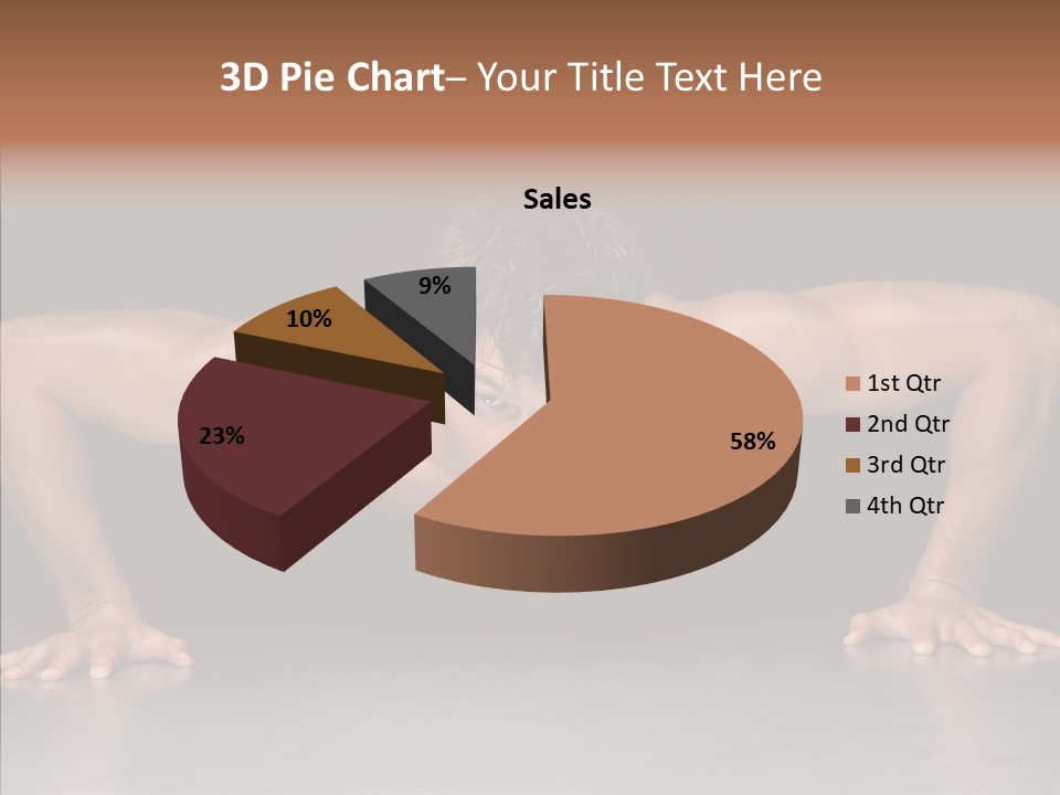 Sensuality Male Body PowerPoint Template