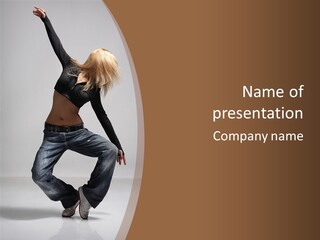 Teen Hip Hop Breakdancing PowerPoint Template