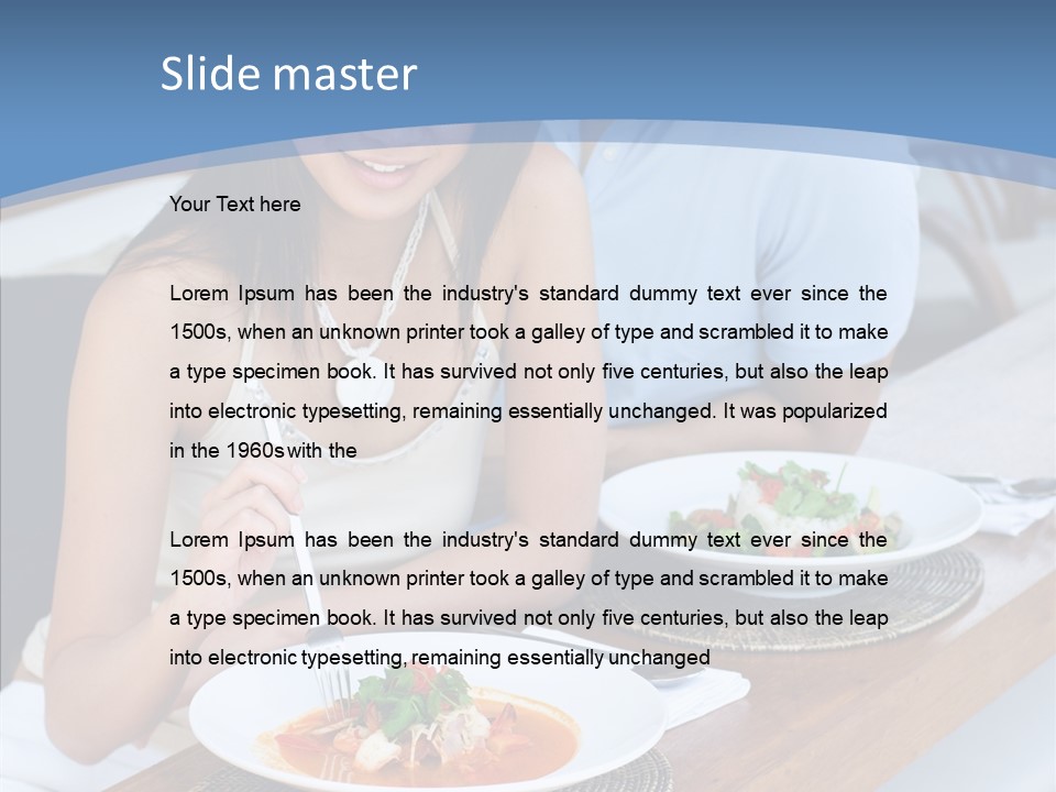 Restaurant Lunch Curry PowerPoint Template