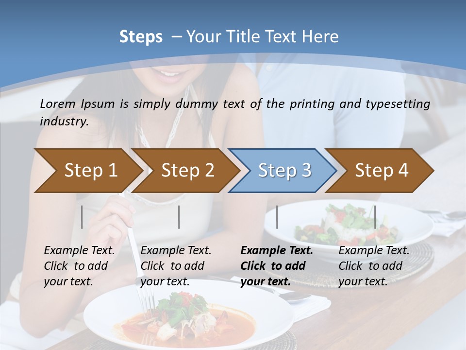 Restaurant Lunch Curry PowerPoint Template