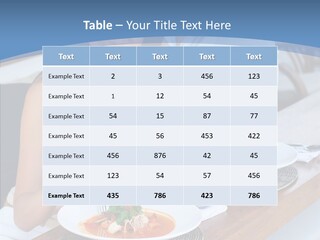 Restaurant Lunch Curry PowerPoint Template