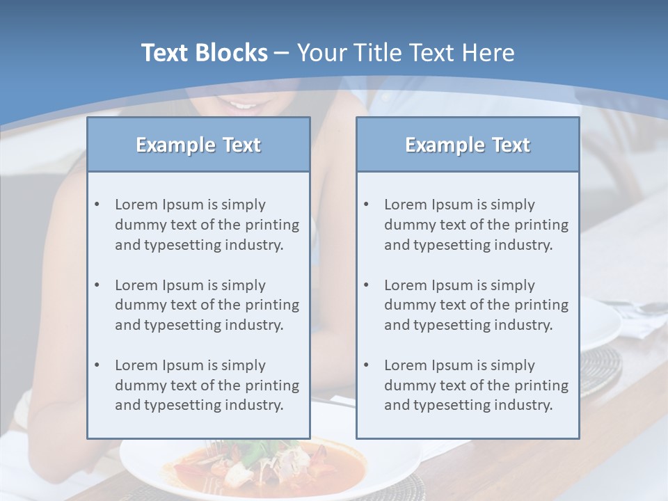 Restaurant Lunch Curry PowerPoint Template
