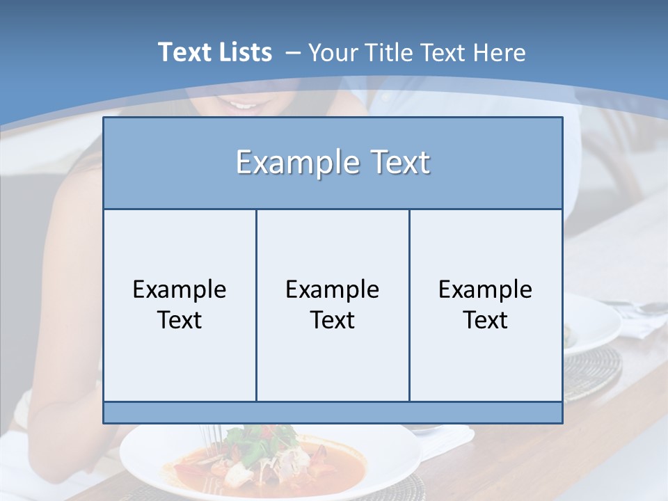 Restaurant Lunch Curry PowerPoint Template