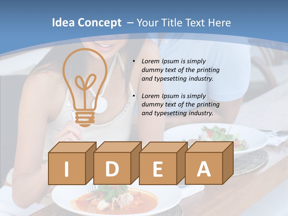 Restaurant Lunch Curry PowerPoint Template