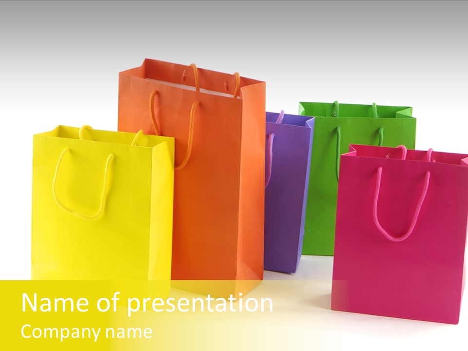 Design Background Mall PowerPoint Template