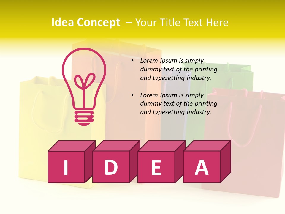 Design Background Mall PowerPoint Template