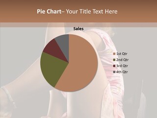 Clothes Blonde Woman PowerPoint Template