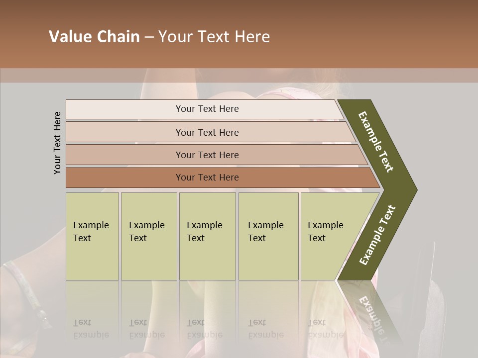 Clothes Blonde Woman PowerPoint Template