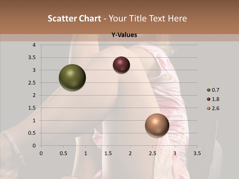 Clothes Blonde Woman PowerPoint Template