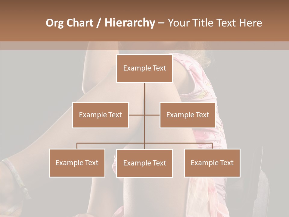 Clothes Blonde Woman PowerPoint Template