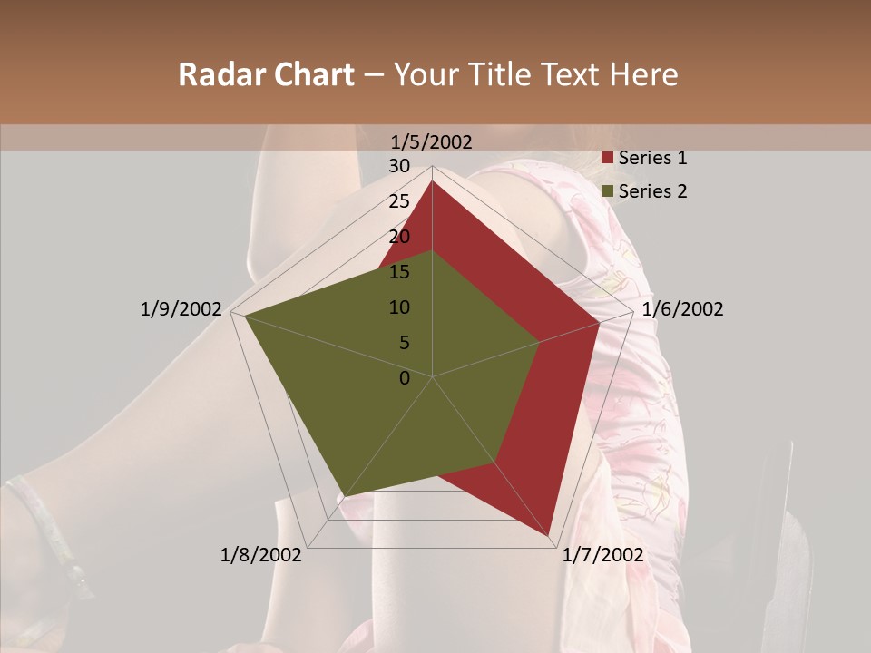 Clothes Blonde Woman PowerPoint Template