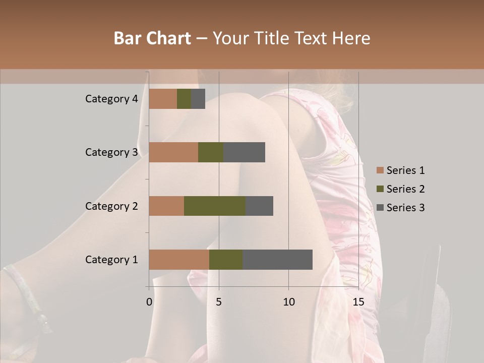 Clothes Blonde Woman PowerPoint Template