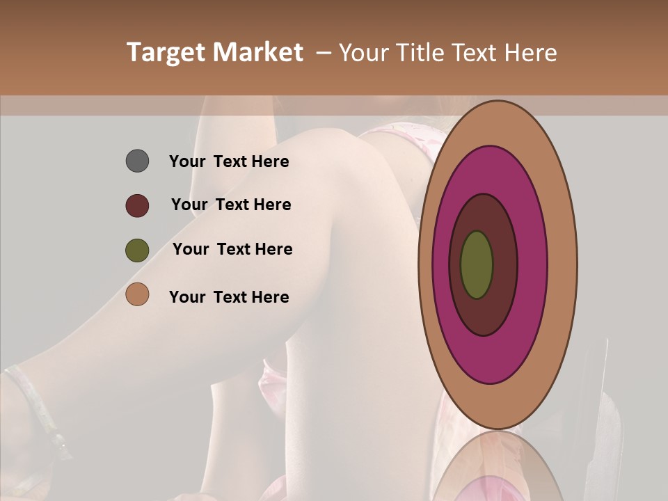 Clothes Blonde Woman PowerPoint Template