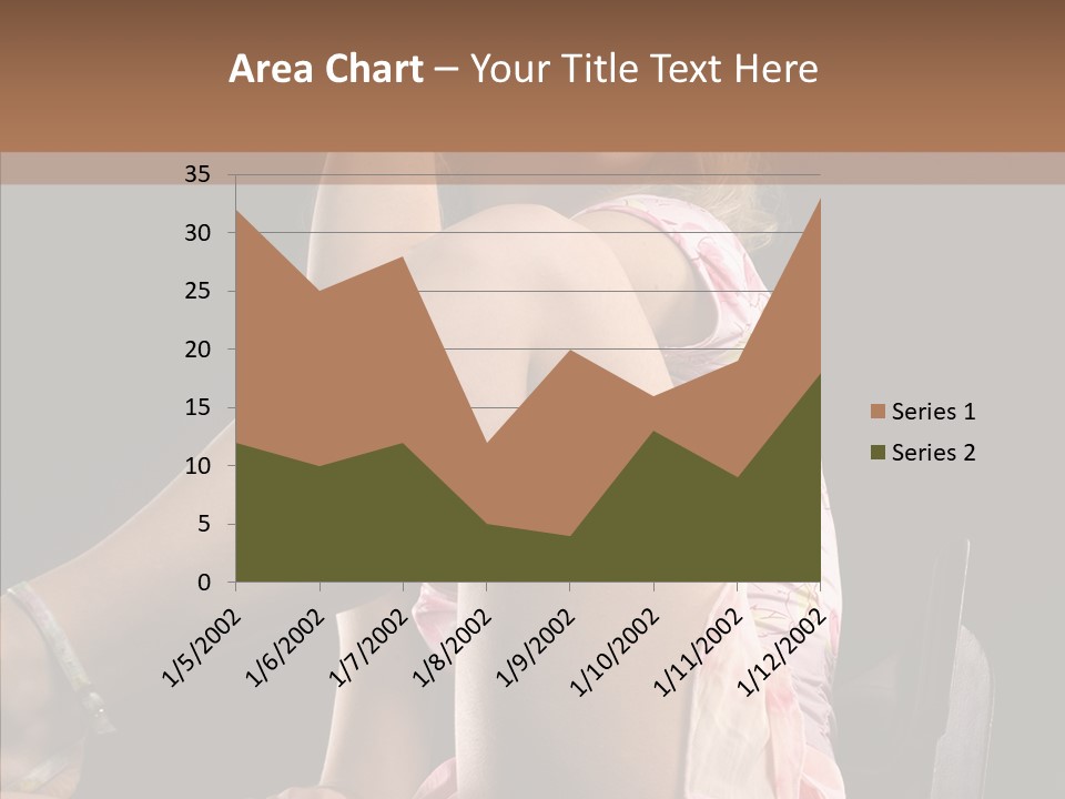 Clothes Blonde Woman PowerPoint Template