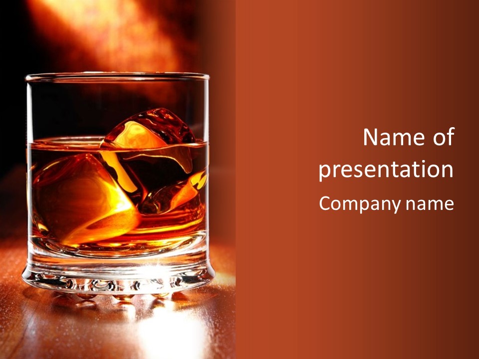 Scottish Alcohol Brandy PowerPoint Template
