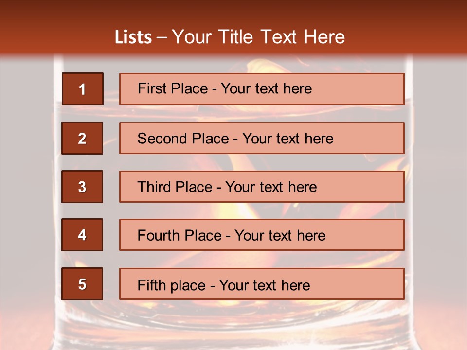 Scottish Alcohol Brandy PowerPoint Template