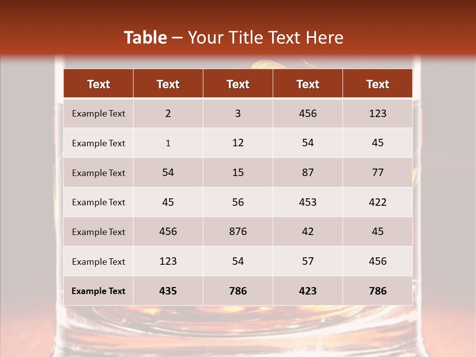 Scottish Alcohol Brandy PowerPoint Template