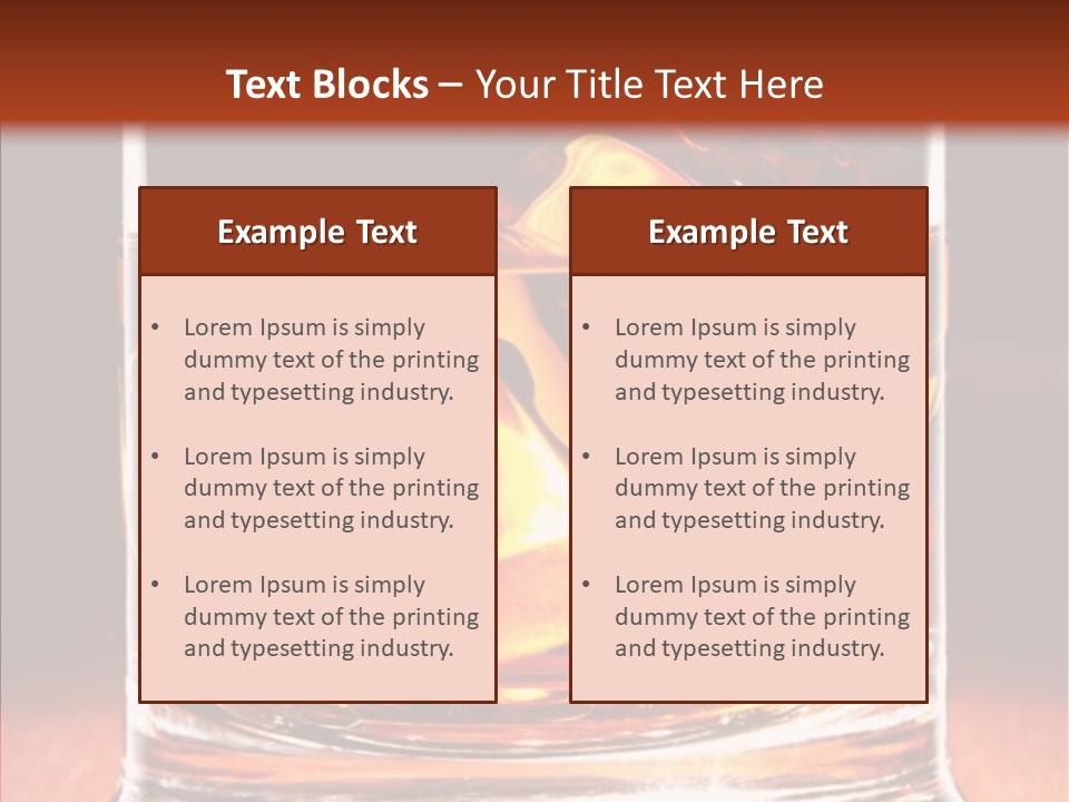 Scottish Alcohol Brandy PowerPoint Template