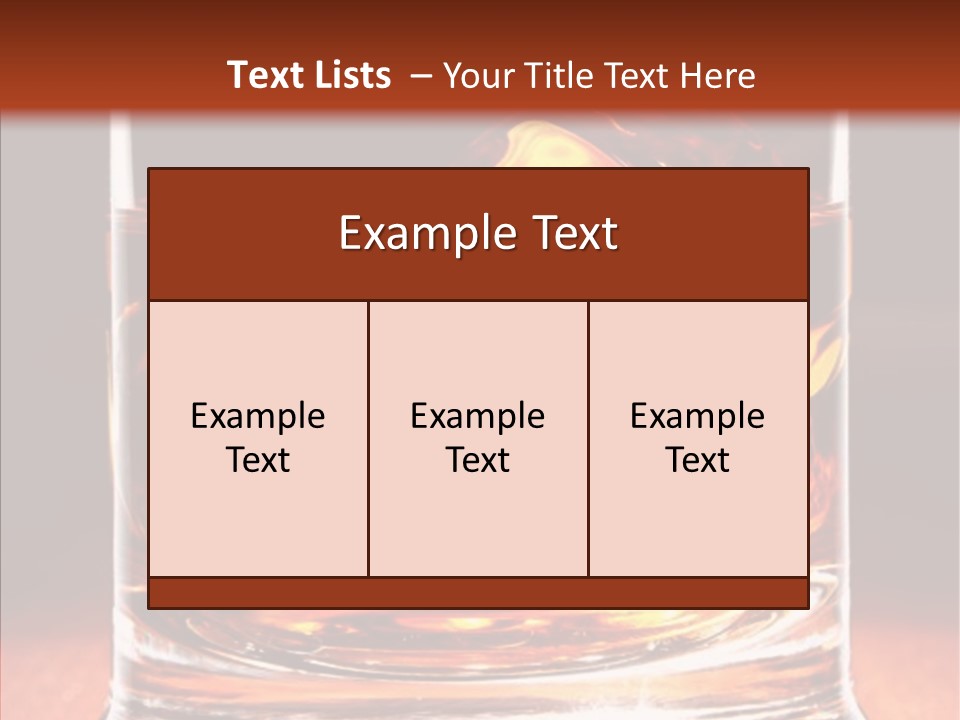 Scottish Alcohol Brandy PowerPoint Template