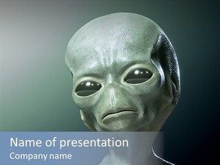 Humanoid Invaders Science PowerPoint Template