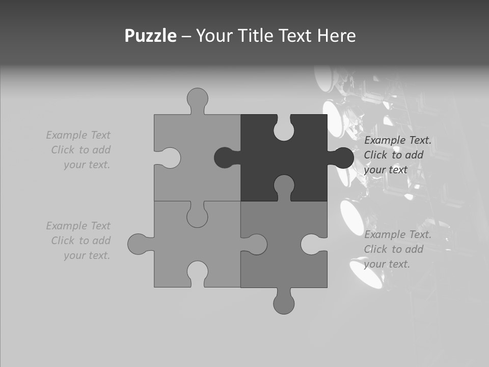 Lamp Event Background PowerPoint Template