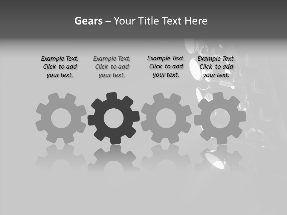 Lamp Event Background PowerPoint Template