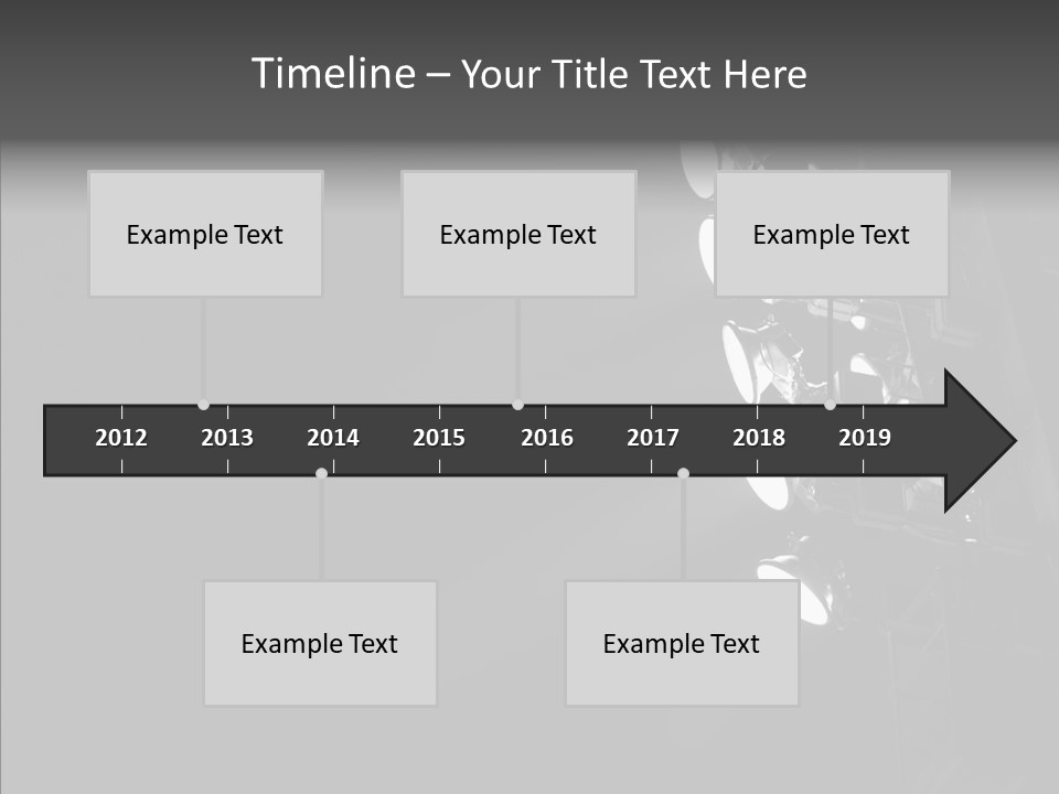 Lamp Event Background PowerPoint Template