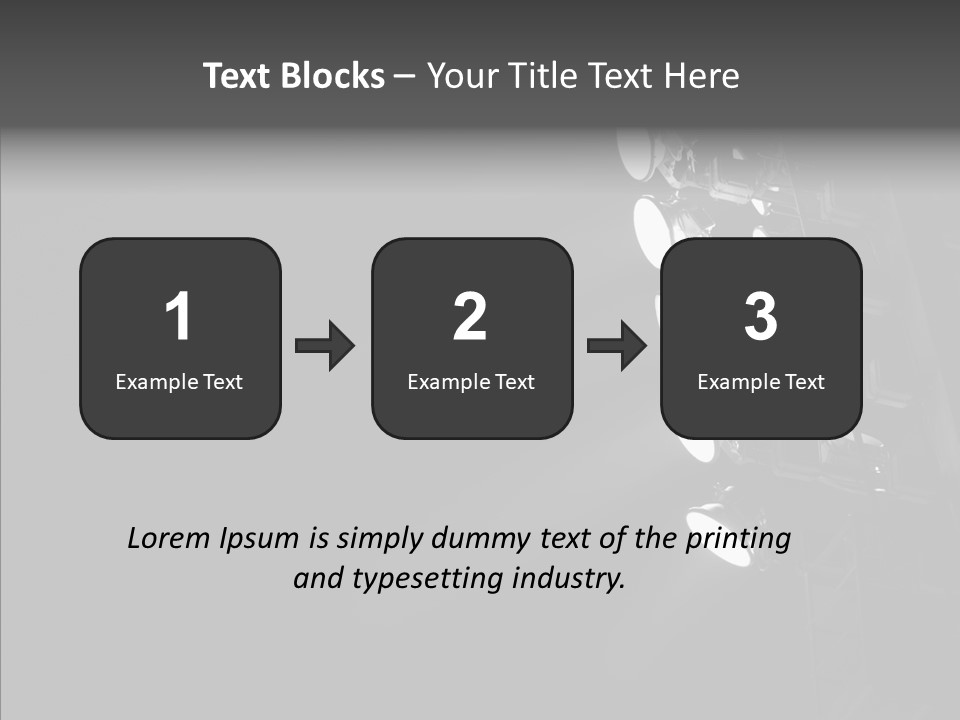 Lamp Event Background PowerPoint Template