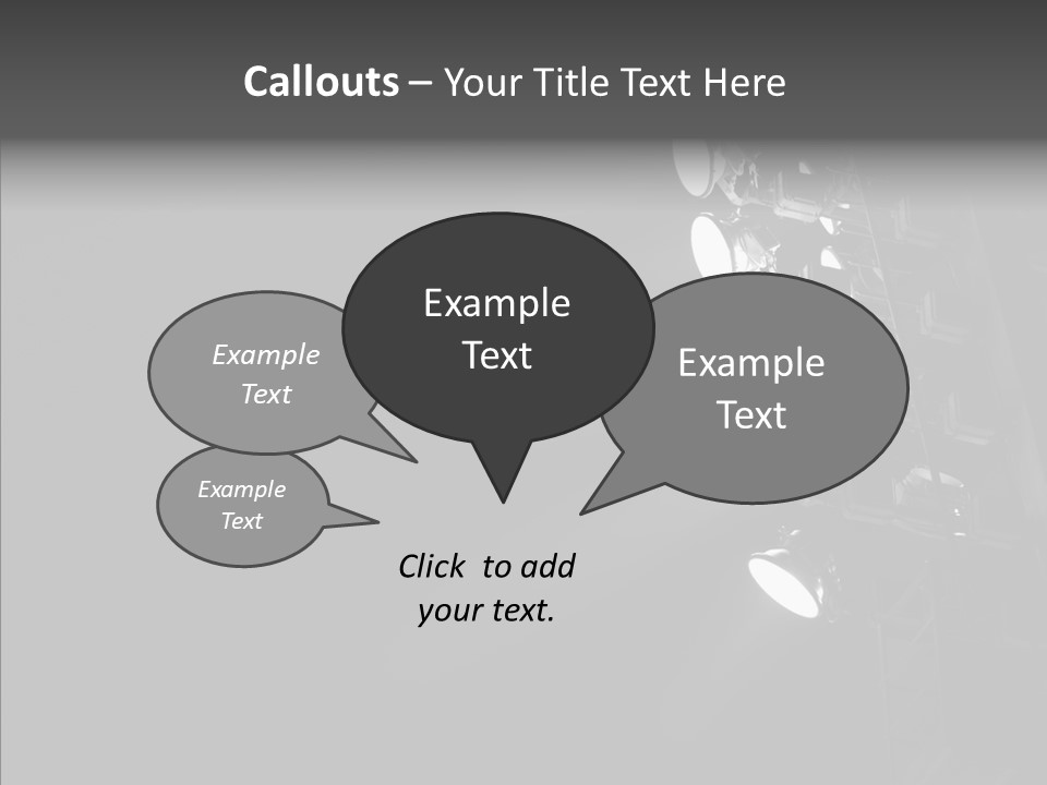 Lamp Event Background PowerPoint Template