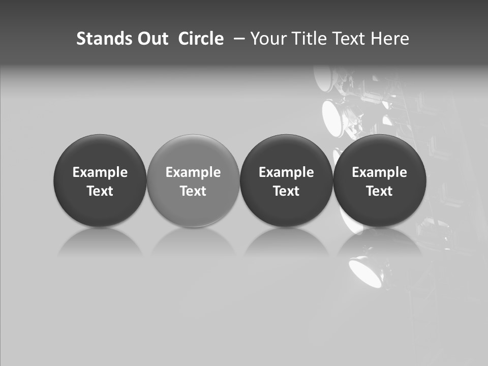 Lamp Event Background PowerPoint Template