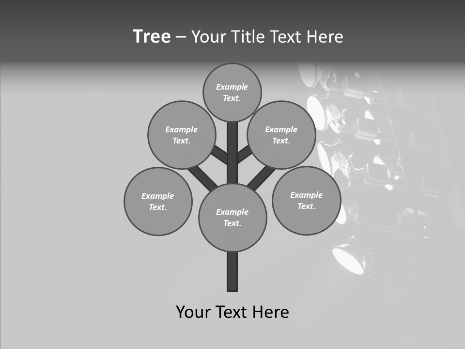 Lamp Event Background PowerPoint Template