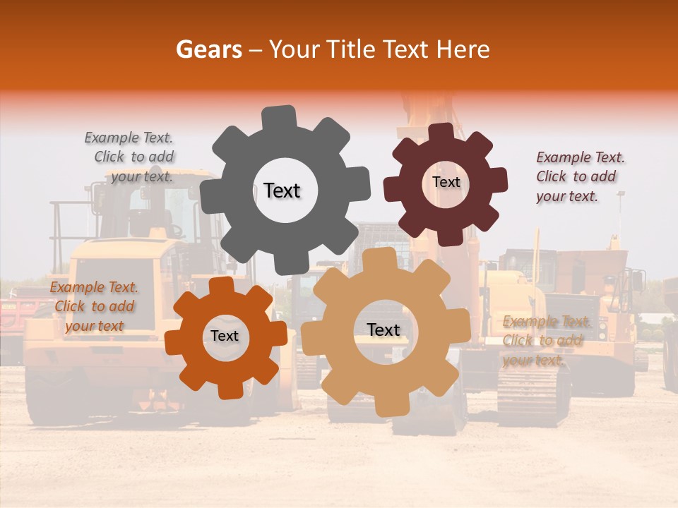 Manufacture Dirt Shovel PowerPoint Template