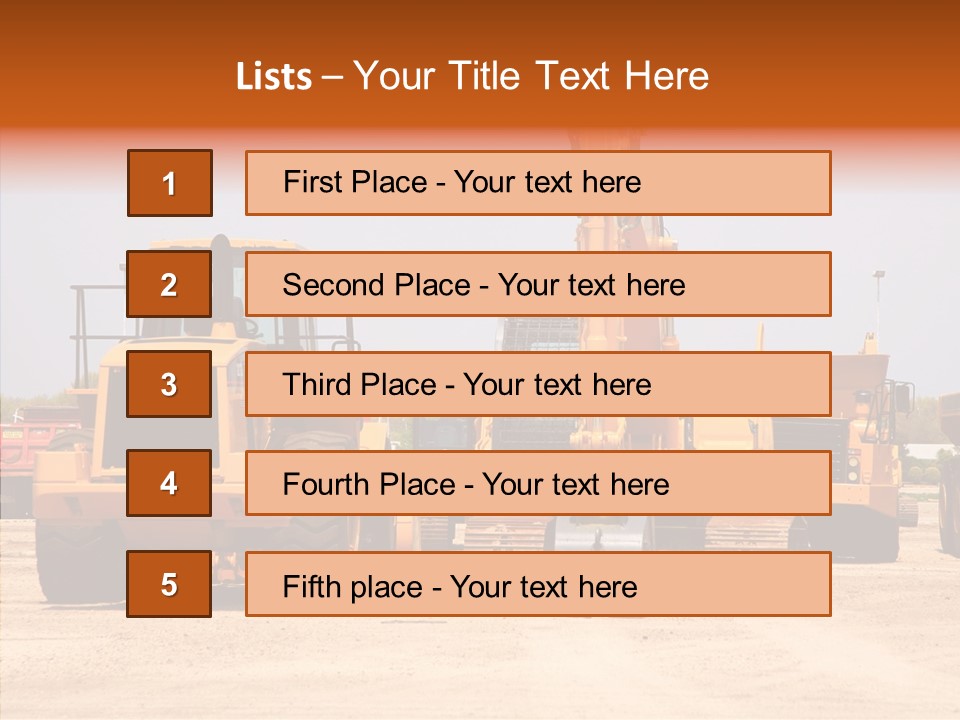 Manufacture Dirt Shovel PowerPoint Template