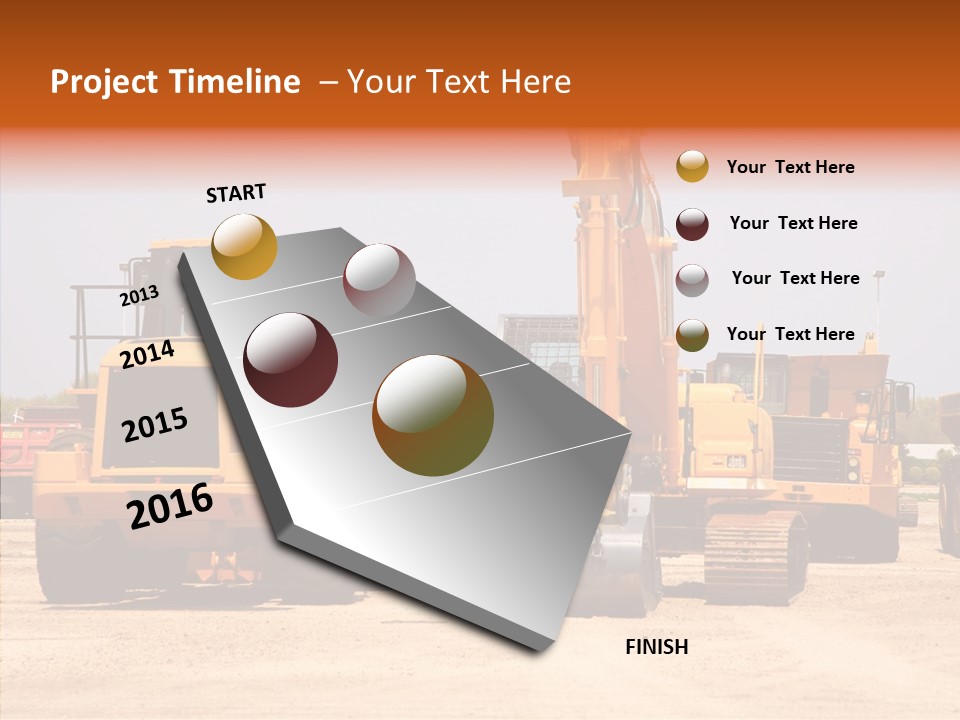 Manufacture Dirt Shovel PowerPoint Template