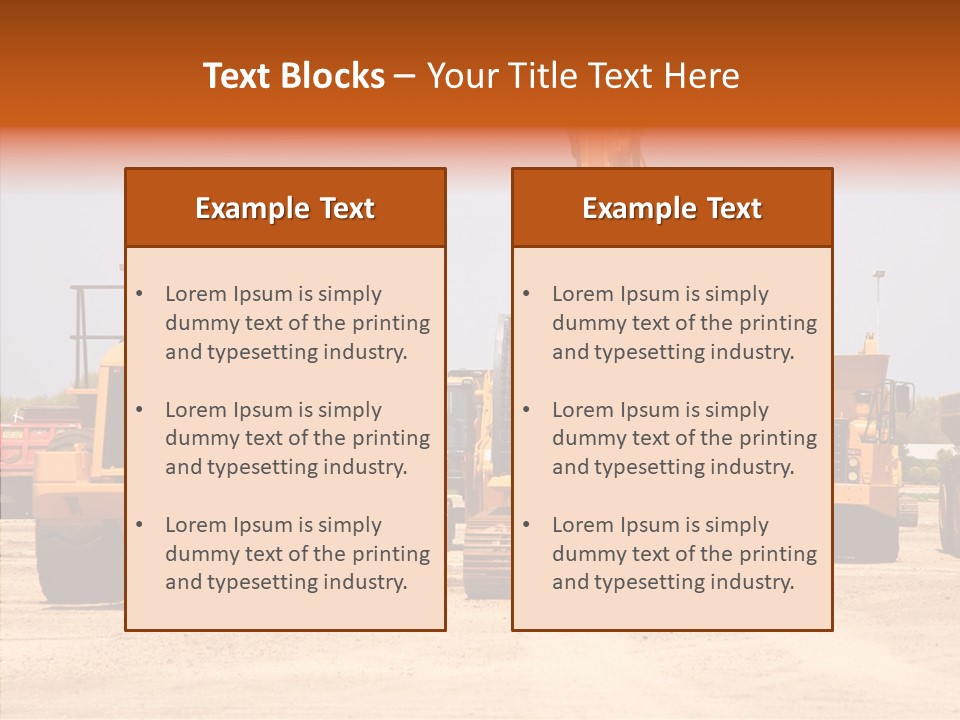 Manufacture Dirt Shovel PowerPoint Template