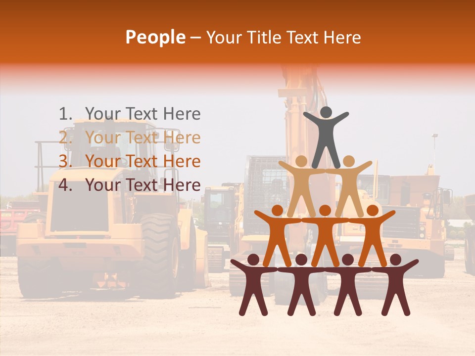 Manufacture Dirt Shovel PowerPoint Template