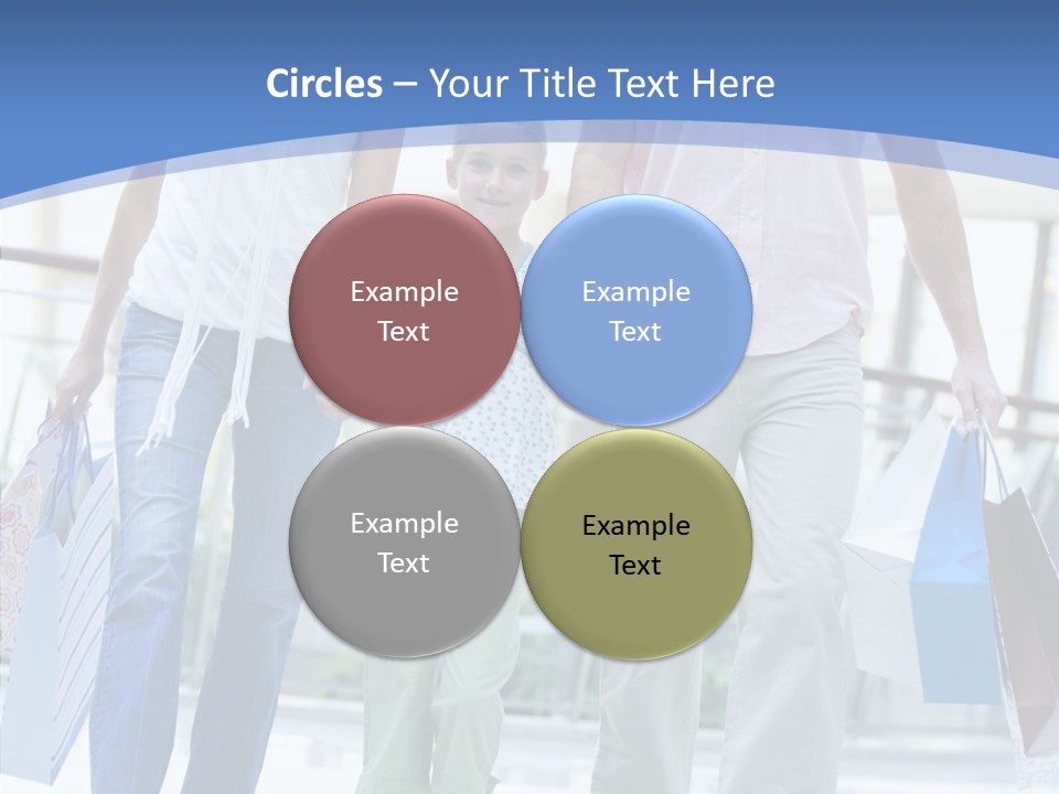 Lifestyle Bags Wealthy PowerPoint Template