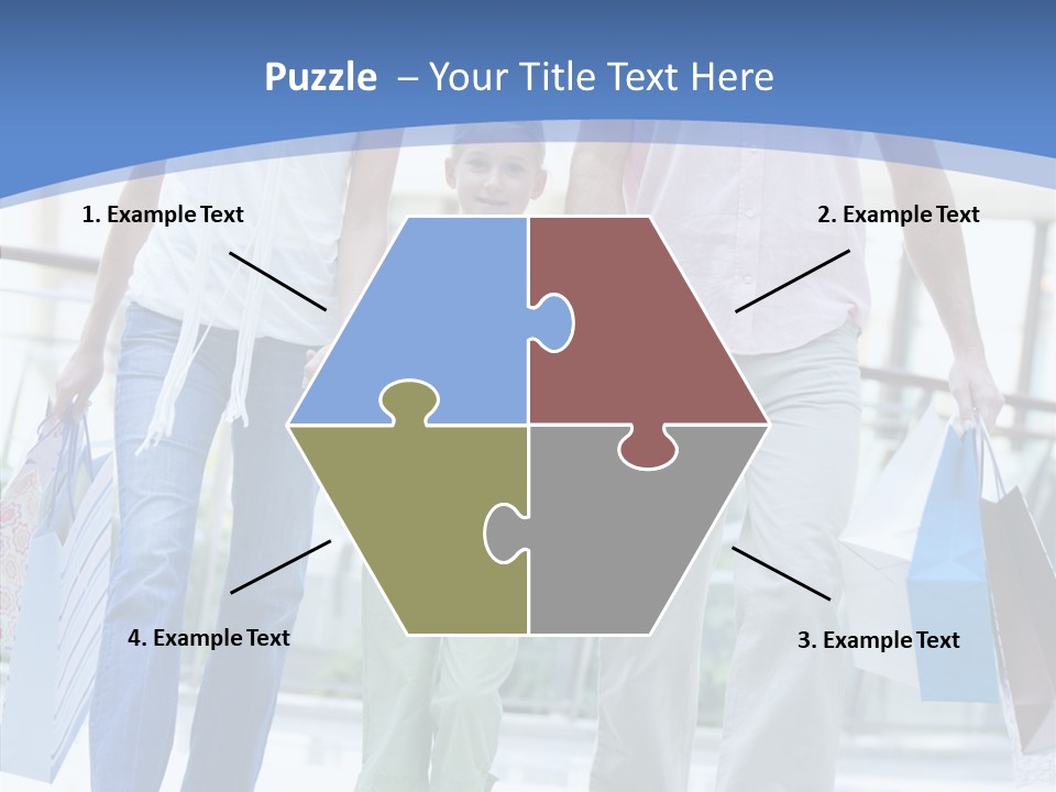 Lifestyle Bags Wealthy PowerPoint Template