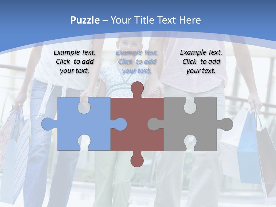 Lifestyle Bags Wealthy PowerPoint Template