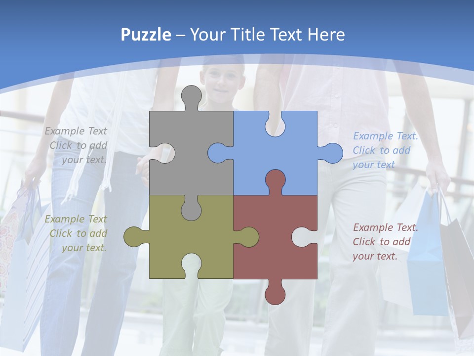 Lifestyle Bags Wealthy PowerPoint Template